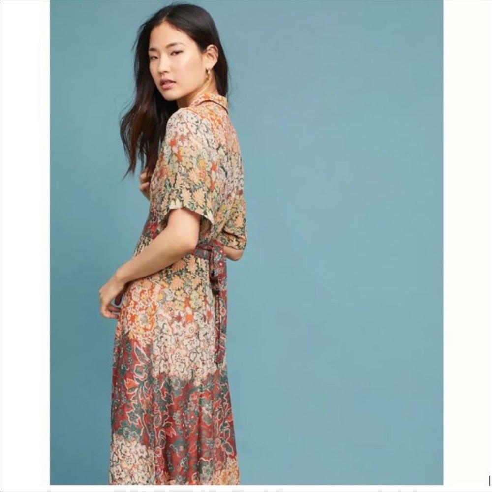 NWT ANTHROPOLOGIE Chic Maxi Dress